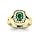 thumbnail image 3 of 11.25 Ratti 10.94 Carat Natural Emerald Ring (Natural Panna/Panna Stone Gold Ring) Original Aaa Quality Gemstone Adjustable Ring Astrological Purpose For Men Women By Lab Certified-B0DRD1, 3 of 8