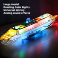 thumbnail image 3 of Modèle de Navire de Croisière pour Tout-Petits, Bateau Jouet Interactif Universel avec Rotation à LED pour Enfants pour Intérieur, 3 of 7