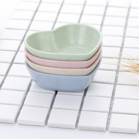 

Wheat stalk heart-shaped vinegar dish creative snack dish toppings dish soy sauce dish pickles dish