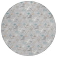 thumbnail image 2 of Addison Rugs Chantille Indoor/Outdoor Transitional Novelty Silver Machine Washable Round Rug, 8' x 8', 2 of 8