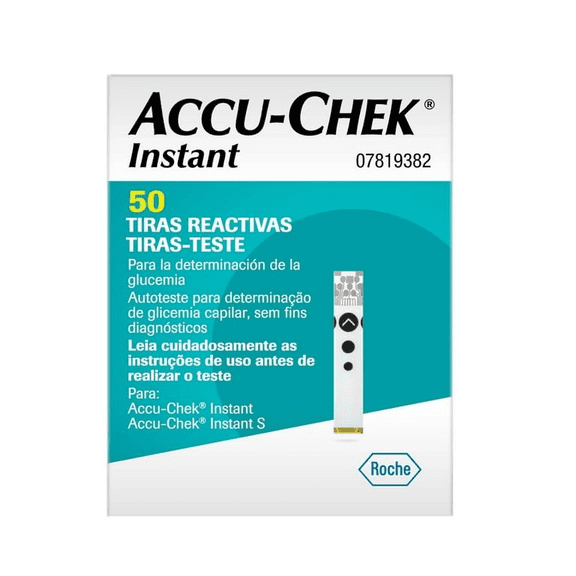 Tiras Reactivas Accu Chek Instant - Caja con 50 Piezas