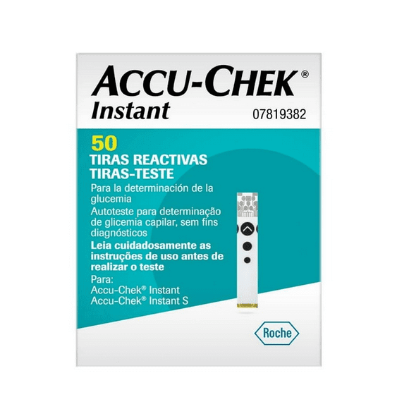 Tiras Reactivas Accu Chek Instant - Caja con 50 Piezas