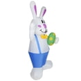 thumbnail image 4 of Conejito De Pascua Inflable De 1,9 M, Figura De Luz Nocturna Led, Hinchables Para Césped Y Patio, Decoración De Adorno Para Fiesta De Jardín Al Aire Libre Yuarrent HA040691-02, 4 of 6
