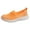 Orange, variant on kamemir Slip On Shoes Women Women's Walking Shoes - Sock Sneakers Slip on Mesh Platform Air Cushion Shoes Work Comfortable(Orange,6.5)
