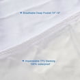 thumbnail image 2 of Sunrising Bedding King Size Mattress Protector, Waterproof Mattress Cover, Fitted Sheet Deep Pocket 80"x76"x18", 10 Year Warranty, 2 of 5