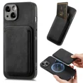 thumbnail image 1 of 2 in 1 Detachable Magnetic Cards Solt Leather Case For iPhone 15 16 Pro Max 14 Plus 13 12 Mini Xs XR Se 2022 For Magsafe Cover black For iPhone 11Pro, 1 of 6