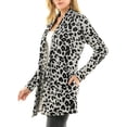 thumbnail image 3 of Mint Plus Pink- Women's Casual Lightweight Open Front Cardigans with Pockets and Soft Basic Drape Long Sleeve Sweater, 3 of 5
