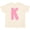 Natural, variant on Inktastic Pink and White Polka Dots Letter K Boys or Girls Toddler T-Shirt