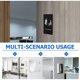 thumbnail image 3 of unbranded Señal De Oficina En Acrílico Negro Con Instalación Fácil Para Puertas Y, 3 of 8