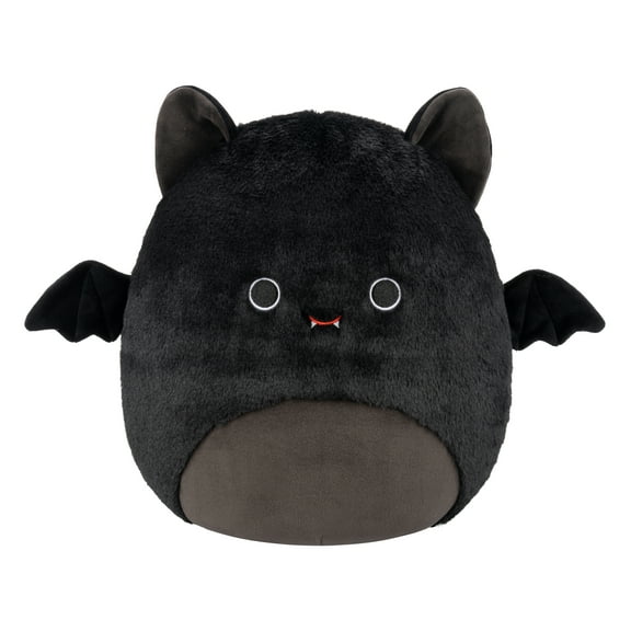 Squishmallows FuzzAMallow Official 12 inch Emily the Black Bat - Child's Ultra Soft Stuffed Plush Toy