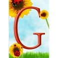 thumbnail image 3 of America Forever Summer Sunflower Ladybugs Monogram Garden Flag Letter G 12.5 x 18 inches Yellow Floral Spring Double Sided Vertical Outdoor Yard Lawn Decorative Yellow Hello Sunshine Garden Flag, 3 of 5