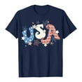 thumbnail image 4 of TOWED22 USA Shirts for Women 4th of July Shirt Women Cute Patriotic Print Tshirt America Tee Tops(Navy,XL), 4 of 6