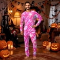 thumbnail image 2 of Halloween Family Pajamas Set Long Sleeve Crew Neck, Soft Matching Halloween Pajamas with Ghost Magic Potion Print, Cute Family Halloween Pajama Set Sleepwear, 2 of 6