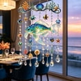 thumbnail image 4 of SLYNSHome Sea Themed Acrylic Fish Wind Chime, 11.8 Inch Colorful Sunlight Reflector, Hanging Crystal Suncatcher for Window Yard, Outdoor Balcony Porch Decor, Beach Lover Gift, 4 of 5