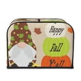 thumbnail image 2 of Cauagu Gnome Happy Fall for 4 Slice Toaster Cover (11.4''×7.9''×7.5'') Bread Machine Cover Toaster Protector Kitchen Appliance Dust Cover, 2 of 7