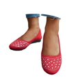 thumbnail image 3 of oqasdz Women's Casual Shoes Flat Shoes with Glitter Rhinestones Elegant Round Toe Low Heel Comfortable Everyday Style for Daily Wear Summer Outdoor, 3 of 6