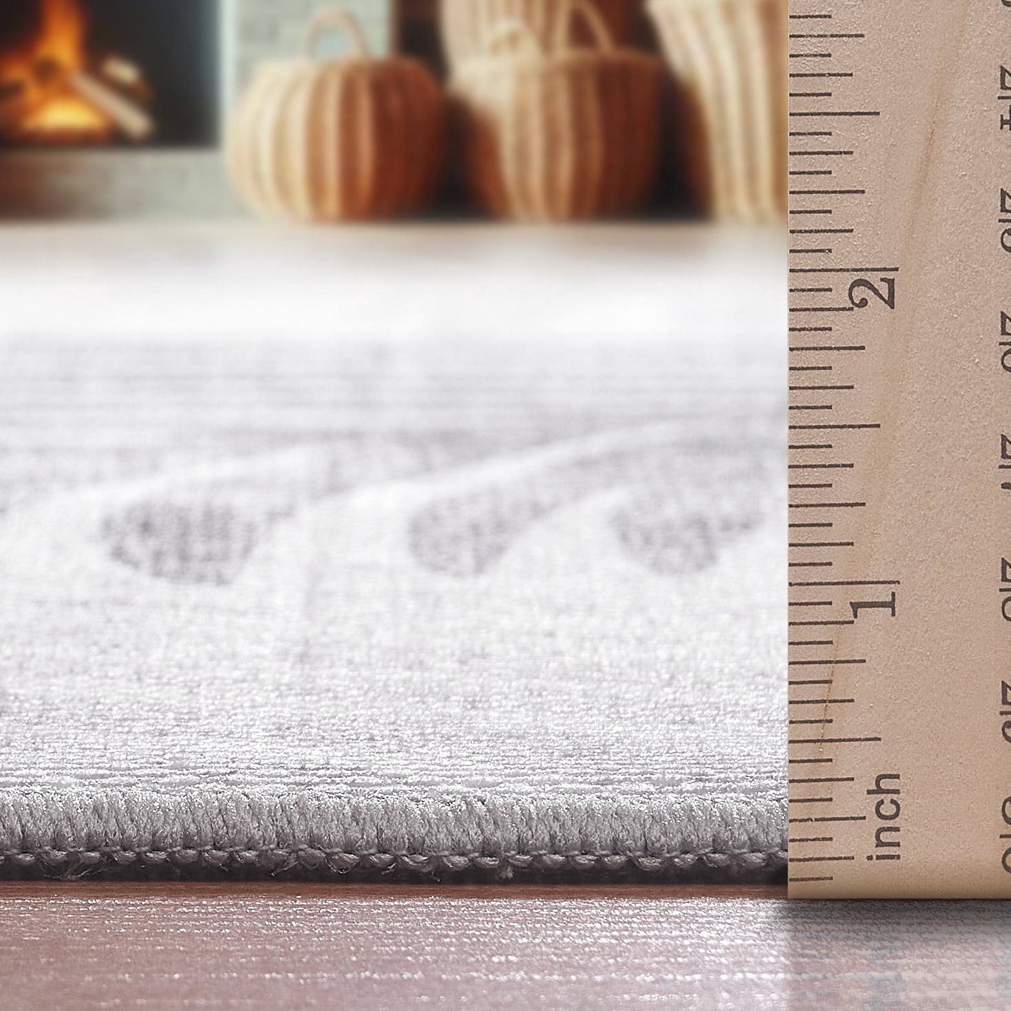 ReaLife Machine Washable Indoor Outdoor - Mat Rug Foldable Printed Thin Lightweight Cushioned Fade Resistant Patio Deck Dock Porch Pool Balcony Camping - Zoey - Beige 6' x 9'
