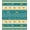 Teal Mustard Cream, Pattern 3, variant on Design&I 6'x9' Washable Area Rug Fish Cabin Mounted Trophy Motif Fishing Clownfish Lake Trout for Queen Size Bedroom, Under Bed, Sleek Flatweave Pet Friendly