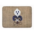 thumbnail image 1 of Carolines Treasures 8749RUG Halloween Ghost Spider Bat Fleur De Lis Machine Washable Memory Foam Mat, 1 of 4