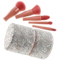 thumbnail image 4 of KAKOWELY travel makeup brush set 1 Set Rhinestone Makeup Brush Set Bling Crystal Cosmetics Face Blending Liquid Foundation Powder Concealer Eye Shadows Makeup Beauty Tool With Holder For Travel Home, 4 of 5