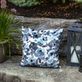 thumbnail image 2 of ARDEN Outdoor Toss Pillow (2 Pack) 16 x 16, Blue Garden Floral, 2 of 8