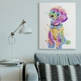 thumbnail image 2 of Stupell Industries Colorful Fun Pet Dog Portrait Stylish Bichon Design Canvas Wall Art Design by Ziwei Li, 36" x 48", 2 of 4