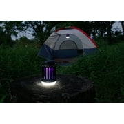 PIC Portable Solar LED Lantern Bug Zapper, Electronic Insect Killer, Black, 2 Pack