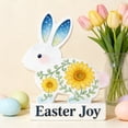 thumbnail image 4 of ERK Easter Decor The Easter Bunny PVC Panel Decorative Piece Is Suitable For Indoor Celebration Centers Or Party Occasions., 4 of 5