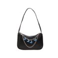 thumbnail image 1 of Bolso Axila Vintage Mujer Cadena Mariposa PU Hombro Pequeño Color Sólido S, 1 of 10