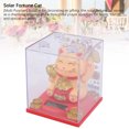 thumbnail image 3 of Solar Lucky Cat, Vibrant and Cheerful Design Plastic 3.62x3.15x3.15in for Solar Energy Sensor Home Office Car Restaurant Hotel Cafe, 3 of 7