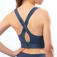 thumbnail image 2 of Zipper Adjustable Sports Bra For Women, High Impact Zip Front Sports Bra Post Surgery Bra With Adjustable Straps High Support, 2 of 5