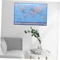 thumbnail image 4 of WEUVEB Large Blue World Map Mural Poster with Stunning Detail and Easy Wall Display, 4 of 7