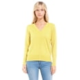 thumbnail image 5 of MixMatchy Women's Soft Basic Long Sleeve Button Down Classic V-Neck Knit Cardigan Sweater, 5 of 7