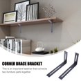 thumbnail image 3 of Miangastore Furniture Corner Bracket Iron 2Pcs For Home Improvement, 3 of 9