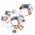 thumbnail image 5 of HLONK 60pcs Wood 2 Holes Square Button Christmas DIY Painted Button Clothing Accessory, 5 of 5