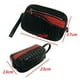thumbnail image 3 of Bolso de mano para hombre, porta teléfono, bolso de mano, porta tarjetas, porta pertenencias de viaje, rojo, 3 of 3