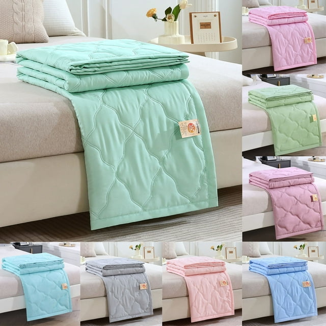 Colcha fresca de verano para durmientes calientes - Manta de hielo ligera para todas las estaciones con fibra refrescante, 59x79 pulgadas, 850g