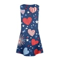 thumbnail image 3 of CCRFTGI 4th of July Dresses for Child Girls Size 8 Cute Heart Stars A-Line Dress Party V-Neck Independence Day Sleeveless Girls Dresses 2026 Summer Trendy Dresses Royal Blue 5-6 Years, 3 of 5