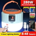 thumbnail image 1 of Luces De La Tienda Lámpara Batería de litio recargable USB 2400mAH de las solares de emergencia para la pesca nocturna, 1 of 8