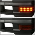 thumbnail image 4 of DNA Motoring TWM-016-T888-BK-AM For 2014 to 2017 Silverado / Sierra K2XX Pair of Black Powered + Heated Signal Glass + Manual Extenable Side Towing Mirrors 16, 4 of 6
