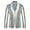 Silver, variant on Vedolay Mens Suit Jackets Mens Fashion Blazer Open Front Long Sleeve Office Bussiness Casual Jackets,Black XL