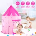 thumbnail image 2 of Bolígrafo Play Tent PigPigPen, 3 unidades, para niñas, con piscina de bolas y túnel, 2 of 7