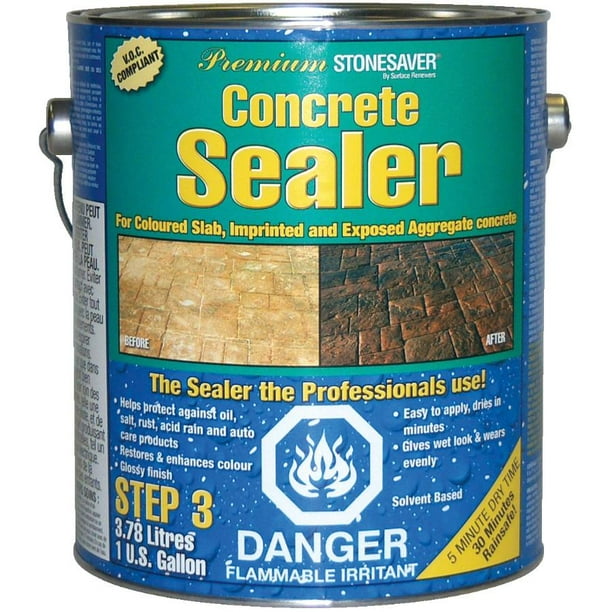 Premium Concrete Sealer 3.78 L Walmart