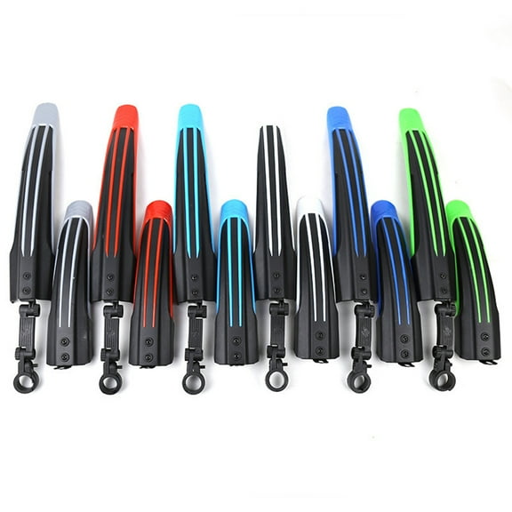 unbranded Bike Splash Guard Quick Release Mud Guard 55.00X28.00X7.00CM Green