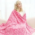 thumbnail image 2 of Warm Blanket Pink Soft Blankets King Size Soft Throw Blankets For Bed, 2 of 5