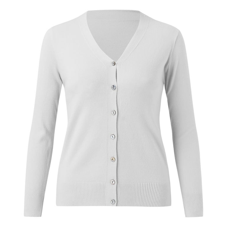 Ladies white top summer cardigans