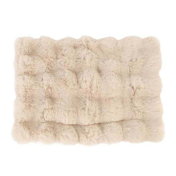 Suodoka Ultra‑Soft Fluffy Pet Bed Mat – Warm, Plush, and Supportive for Dogs & Cats, 34x49 cm, Winter Comfort