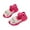 Red, variant on ZACPNCV Girls Sandals Open Toe Cute Flowers Princess Girls Flats Summer Dress Shoes Sandals for Toddler Black 3-4 Years