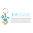 thumbnail image 4 of Recuerdo de baby shower, lindo llavero con bolsas de dulces y etiquetas de agradecimiento, llave de casa Azul, 4 of 7