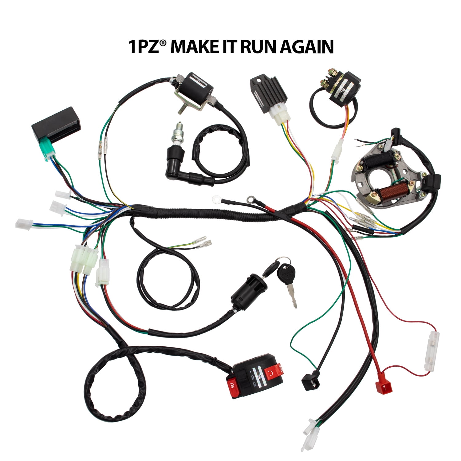 Zündspulen-Kit Für GY6 Roller/Moped – Inkl. CDI, Zündkerze, Magneto Stator & Kabelbaum